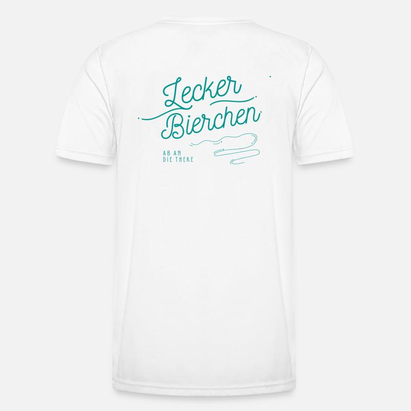 Lecker Bierchen Männer Funktions-T-Shirt