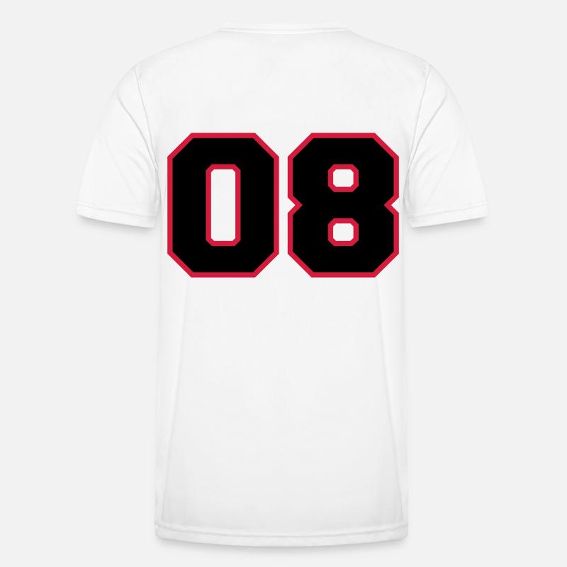 number08 - Men's Functional T-Shirt - white