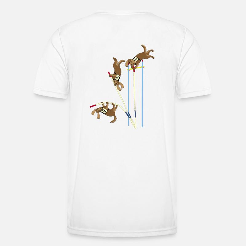 Pole vault - Men's Functional T-Shirt - white