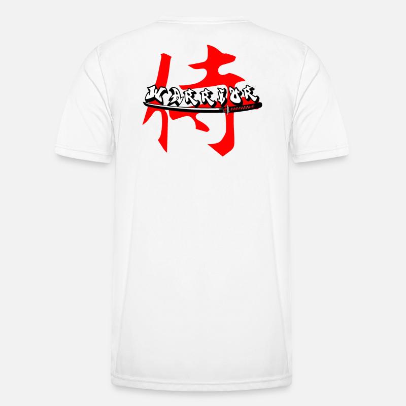 Krieger-Graffiti Männer Funktions-T-Shirt