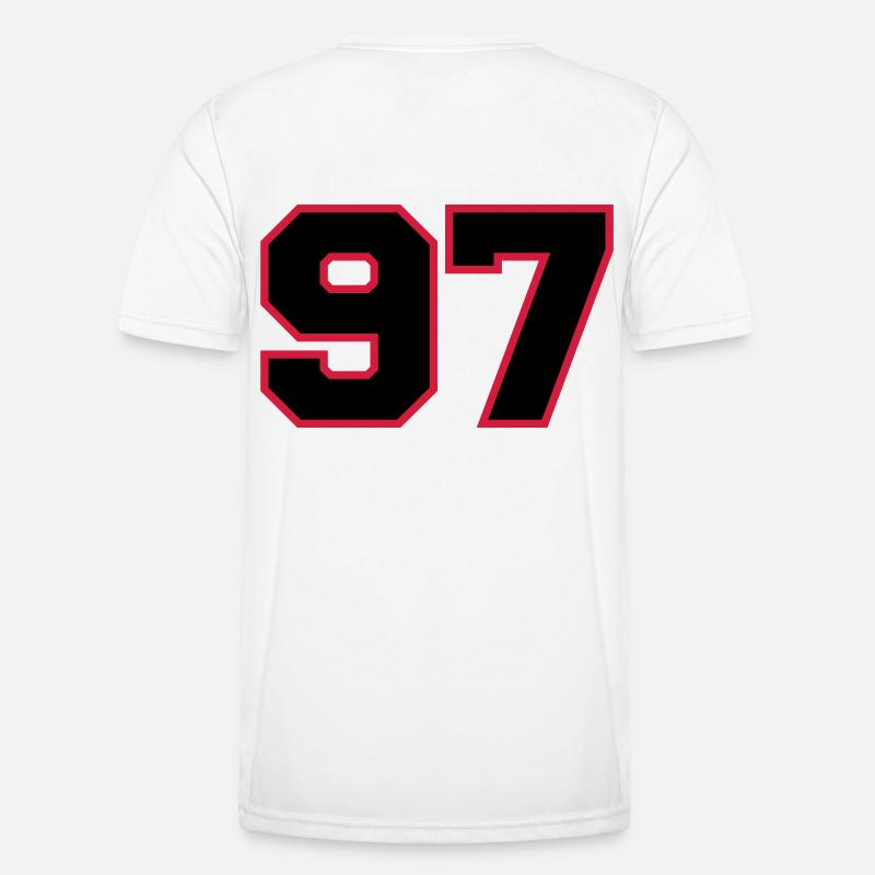 Number97 - Men's Functional T-Shirt - white