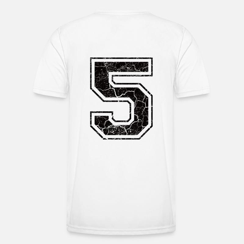 5 five fuenf black schwarz (de) Männer Funktions-T-Shirt