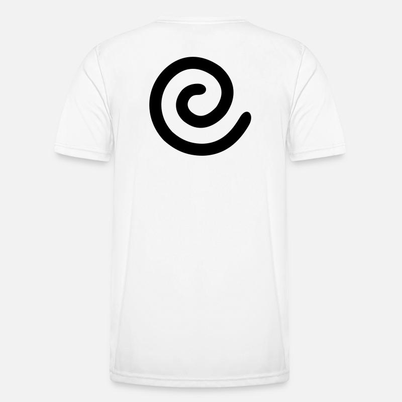 Spiral Symbol Sign Vortex Gift Men's Functional T-Shirt