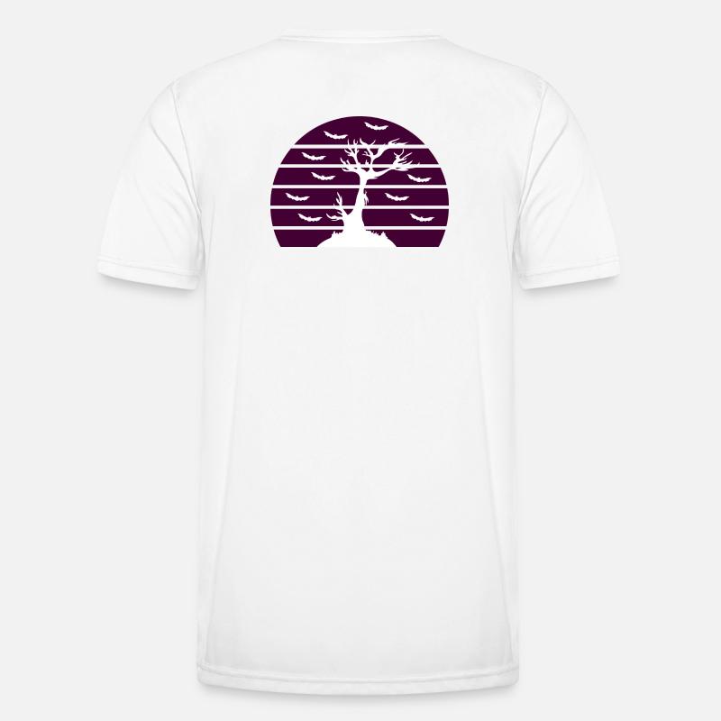 Halloween - Tree - Bats Men's Functional T-Shirt