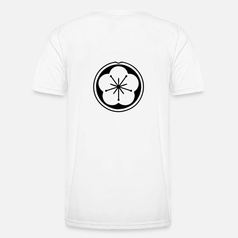 Pflaumenblüte Männer Funktions-T-Shirt