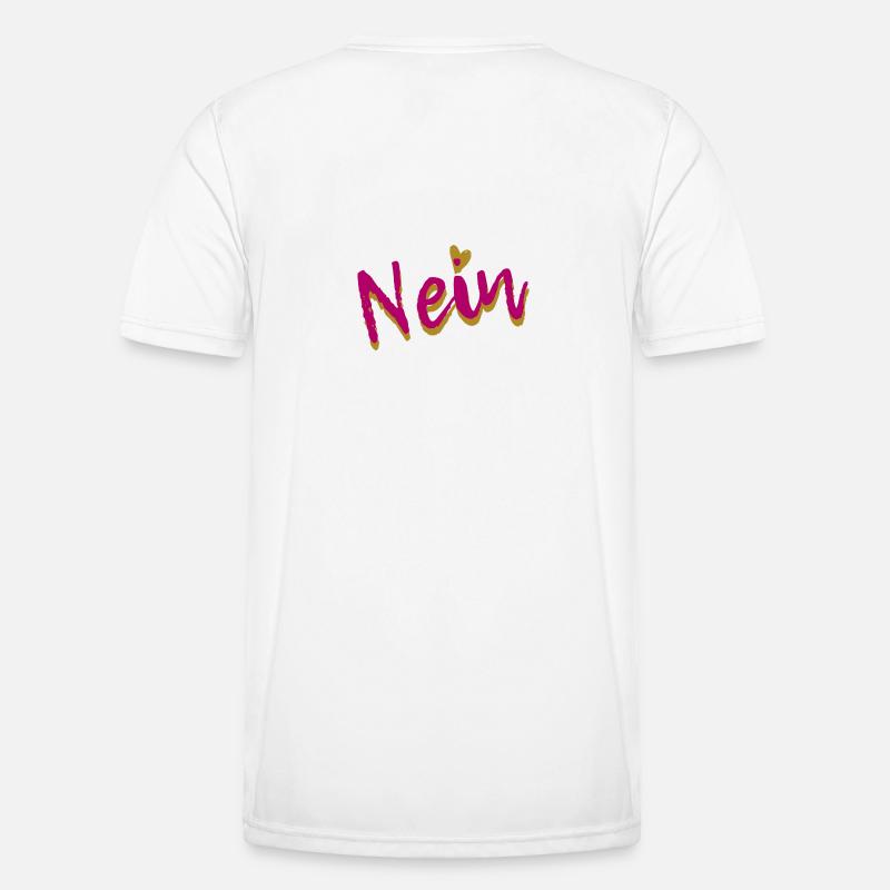 Design "Ja oder Nein" Männer Funktions-T-Shirt