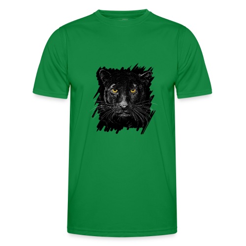 Schwarzer Panther - Männer Funktions-T-Shirt