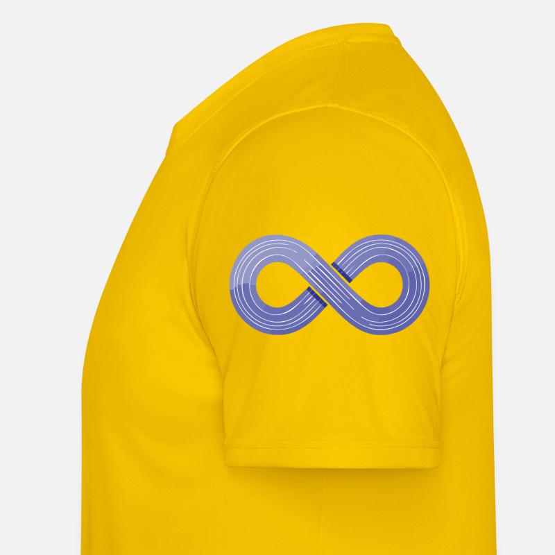 Infinity Flow – Symbol der Agilität Männer Funktions-T-Shirt