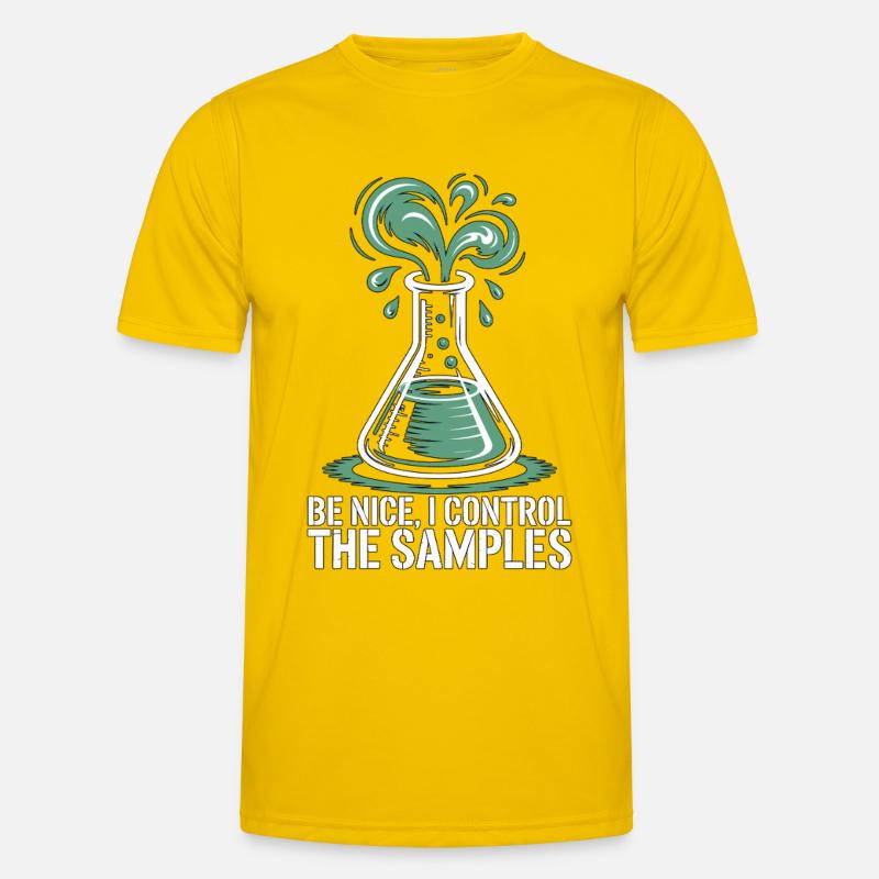 Lab Technician Be Nice I Control Laboratory Work Men's Functional T-Shirt