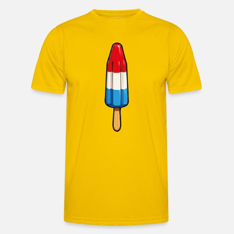 Popsicles - Men's Functional T-Shirt - egg yellow