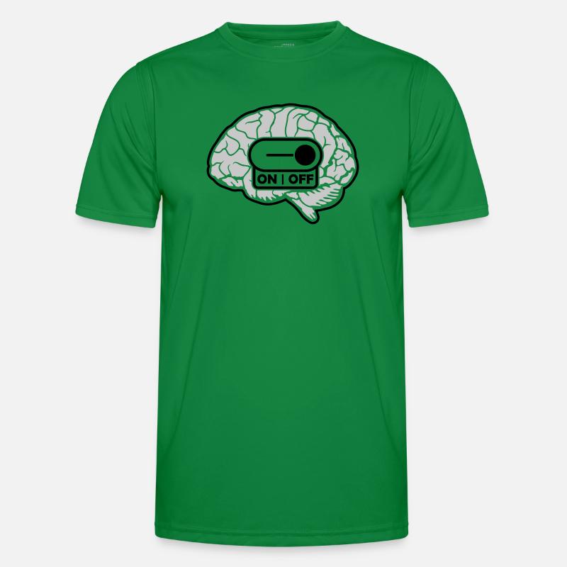 Turn off the brain switch Men's Functional T-Shirt