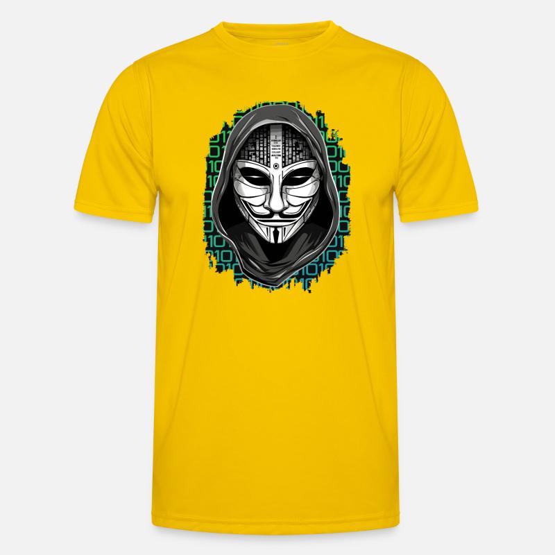 Anonymous Hacker Men's Functional T-Shirt