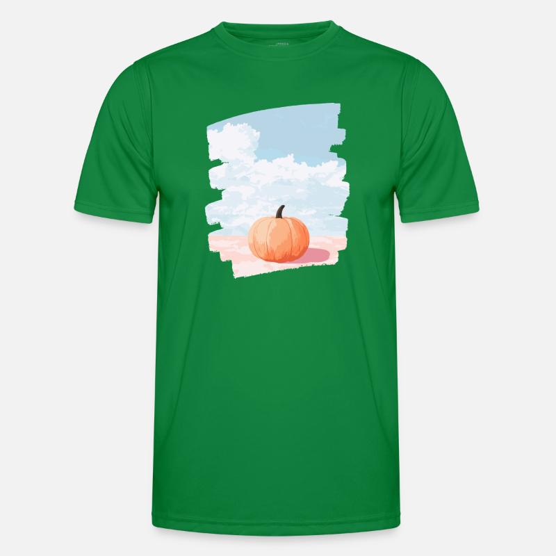 Kürbis Männer Funktions-T-Shirt