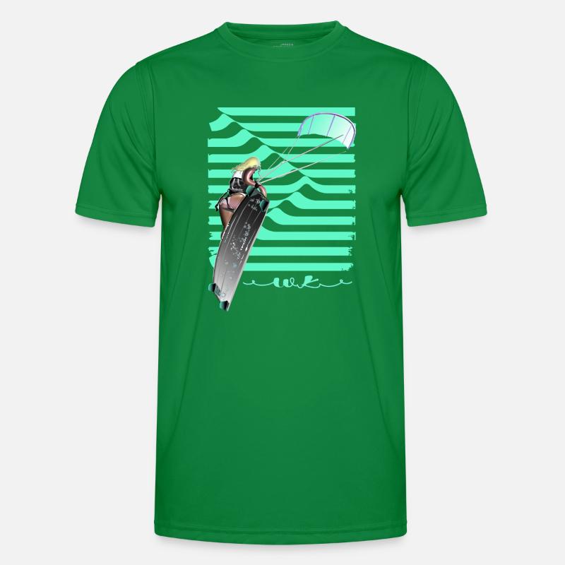 Windsurf Diva Neonsee Männer Funktions-T-Shirt