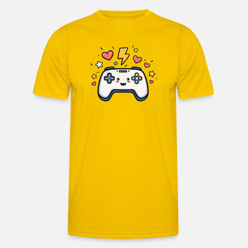 Kawaii Game Controller Sparkling Men's Functional T-Shirt