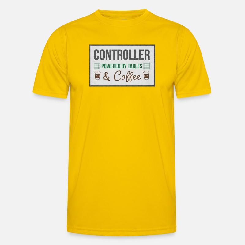 Controller Powered by Tables & Coffee Männer Funktions-T-Shirt