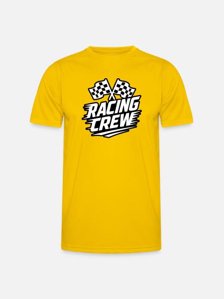 Racing Crew Rennsport - Men's Functional T-Shirt - egg yellow