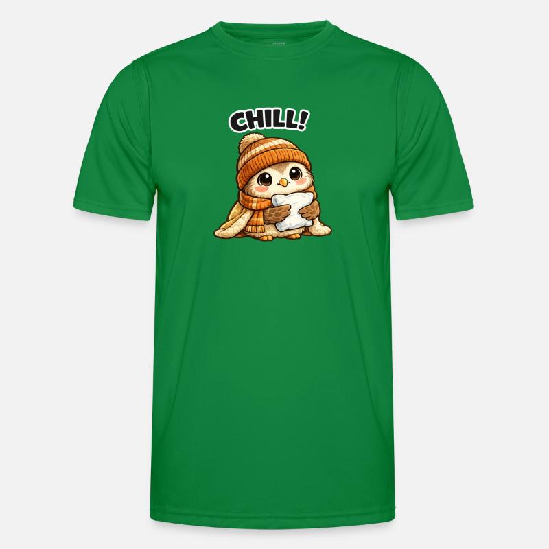 Chill Chick avec Chapeau et Écharpe T-shirt sport Homme
