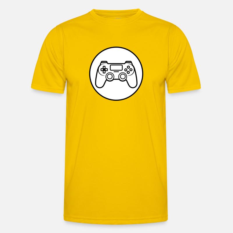 Controller in hand, level 1 activated, player gift Men's Functional T-Shirt