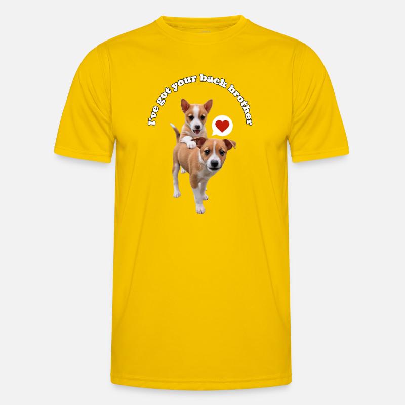 Podengo – ich stehe hinter dir. Männer Funktions-T-Shirt
