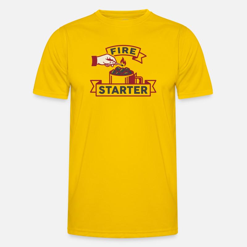 Fire Igniter: Ember Master Men's Functional T-Shirt