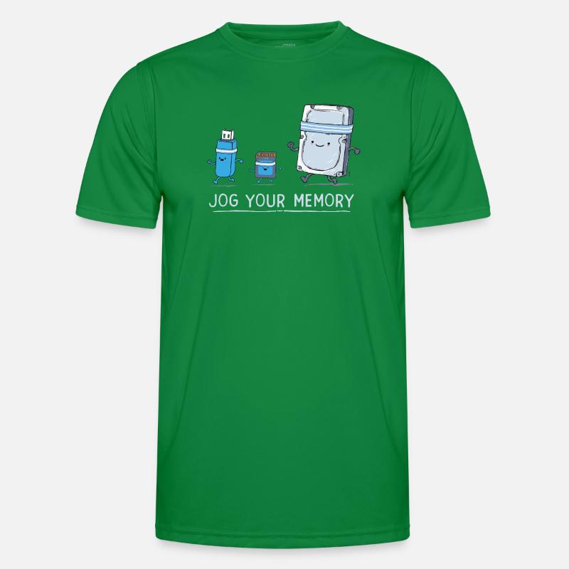 Softwareingenieur IT-Support J-og Your Memory Gym Männer Funktions-T-Shirt