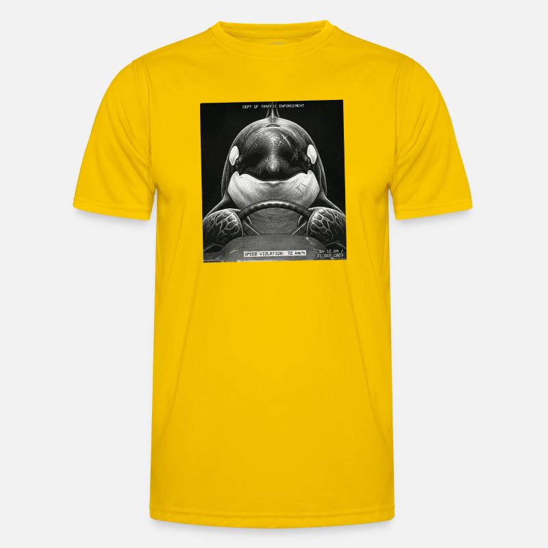 Fish Flashed Men's Functional T-Shirt