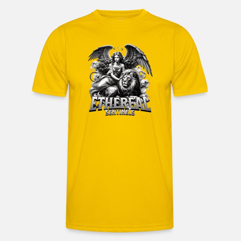 Wächter der Ätherwelt - Männer Funktions-T-Shirt - Eigelb