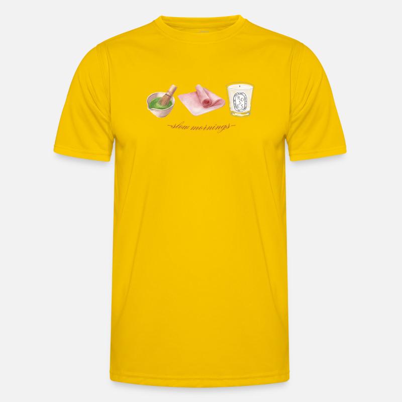 Langsame Morgen Männer Funktions-T-Shirt