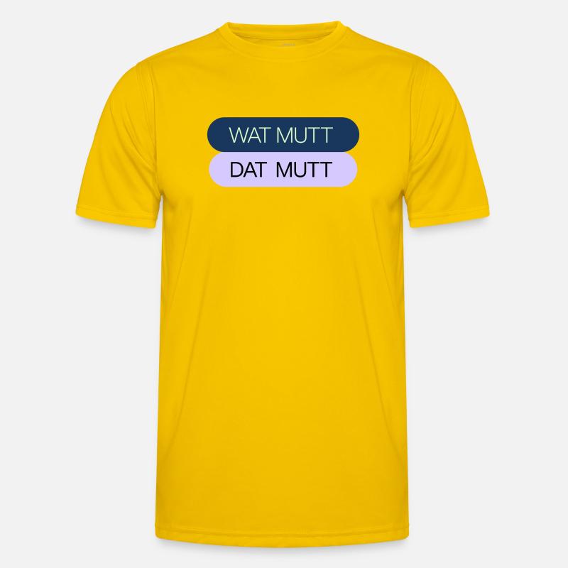 WAT MUTT - DAT MUTT Männer Funktions-T-Shirt