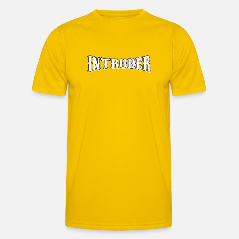 intruder hacker eindringling clan sticker computer Männer Funktions-T-Shirt