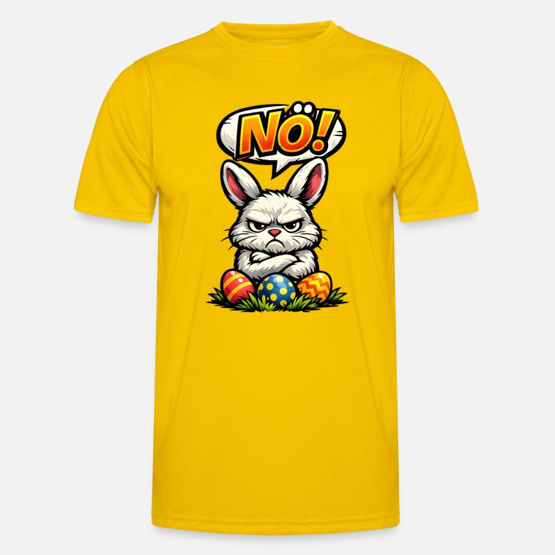 Lower Austrian Bunny Easter Gift - Men's Functional T-Shirt - egg yellow