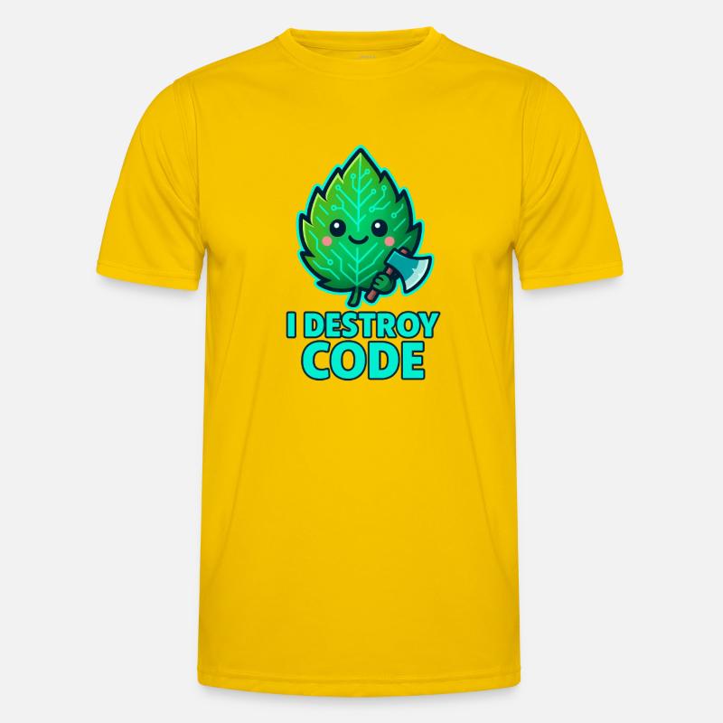 Guerrier Code de la Feuille Verte T-shirt sport Homme