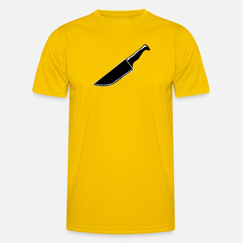 Sharp knife - Men's Functional T-Shirt - egg yellow