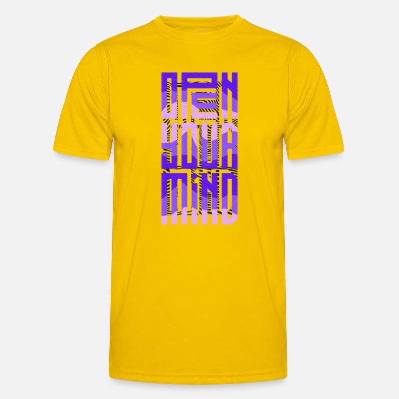 Neon Block Gradient Men's Functional T-Shirt