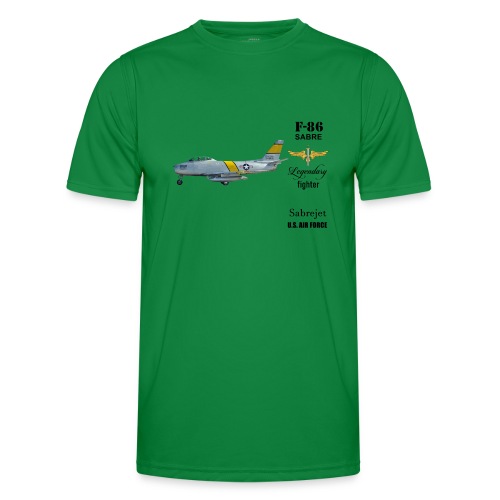 F-86 Sabre - Männer Funktions-T-Shirt
