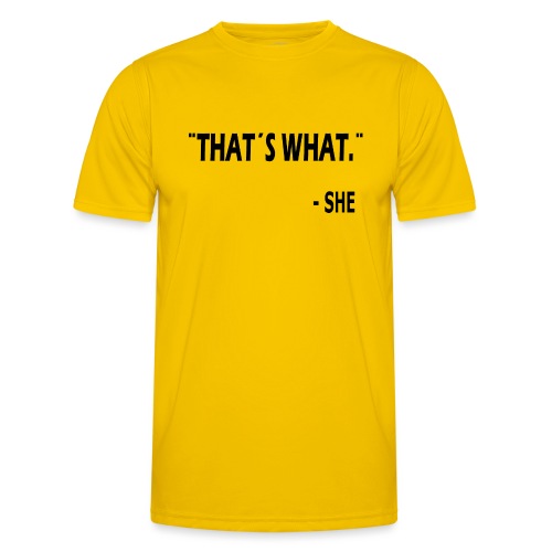 thatswhat - Functioneel T-shirt voor mannen
