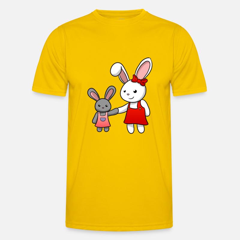 Bunny cute rabbits Men's Functional T-Shirt