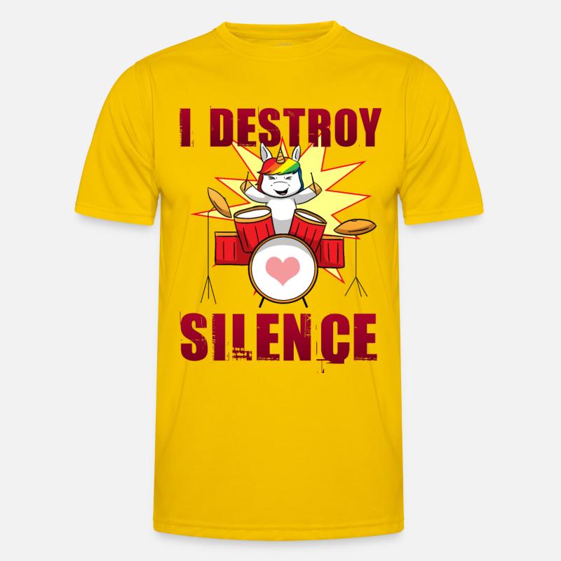 Drummer Drummer Drummer - Men's Functional T-Shirt - egg yellow