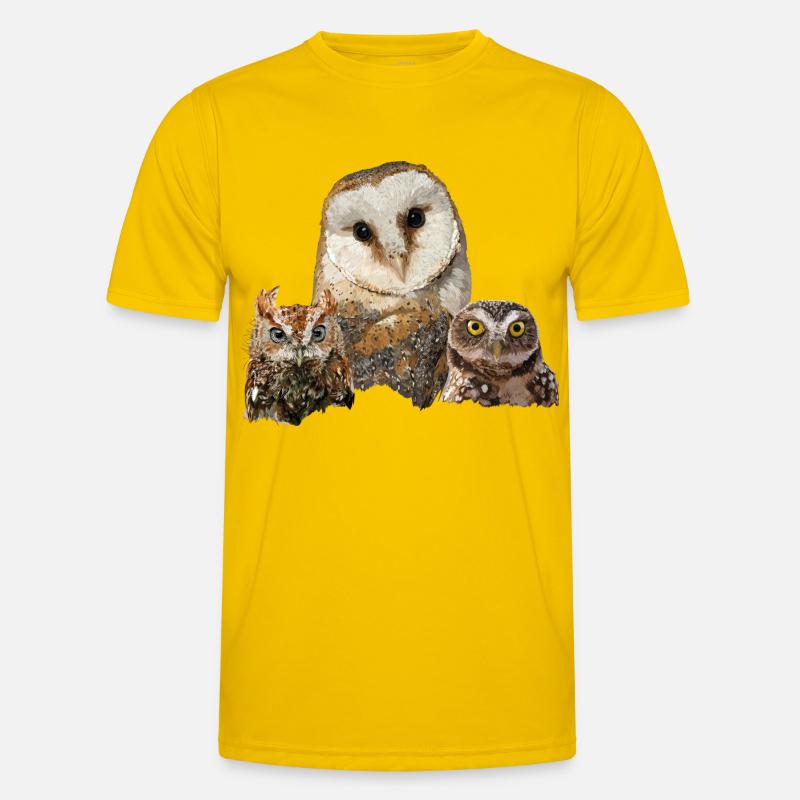 Scops Eule, kleine Eule und Eule Männer Funktions-T-Shirt