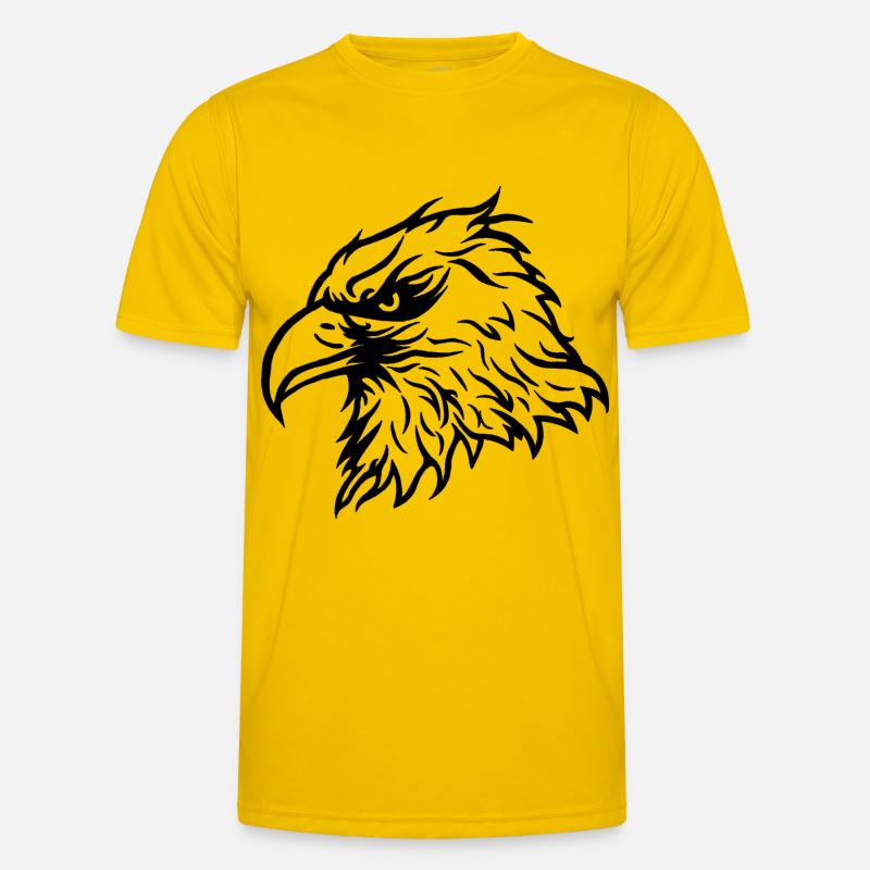Cool Bald Eagle Eagle - Men's Functional T-Shirt - egg yellow
