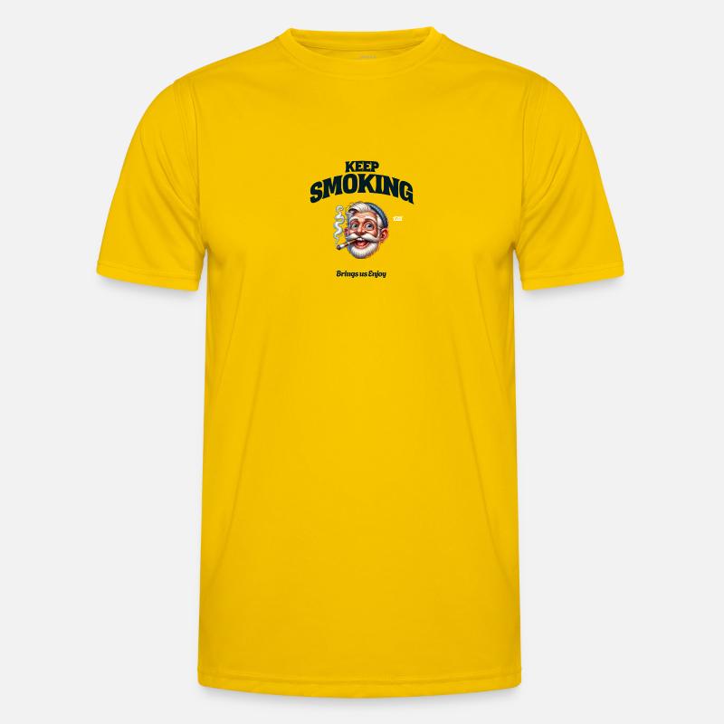 Keep Smoking Männer Funktions-T-Shirt