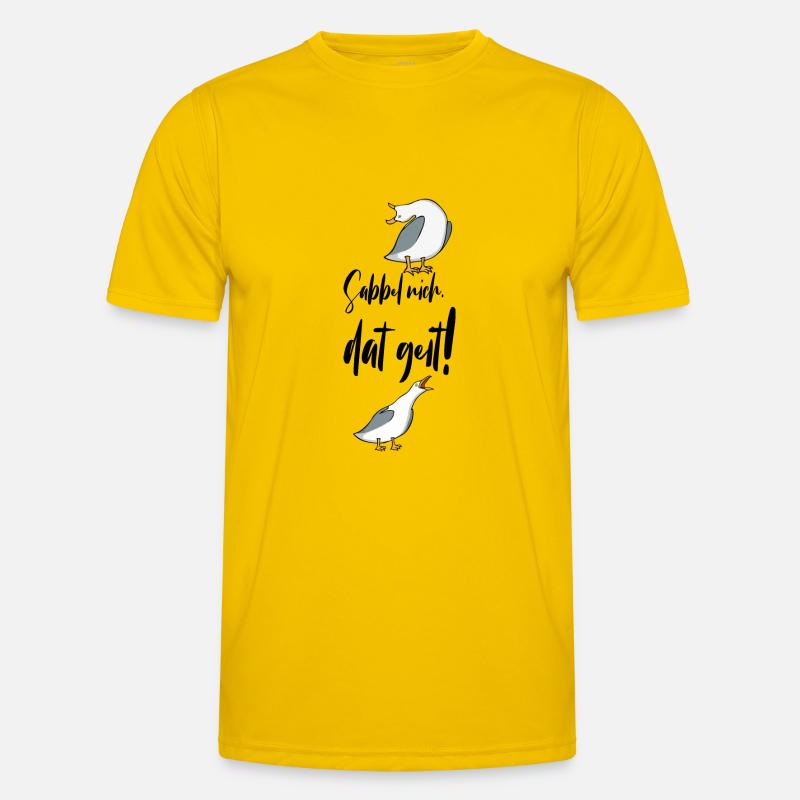 Sabbel nich dat geit Männer Funktions-T-Shirt