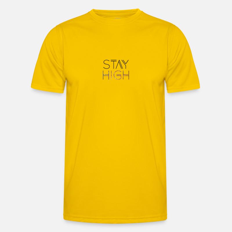 "Stay High" | Scripture and galaxy Men's Functional T-Shirt