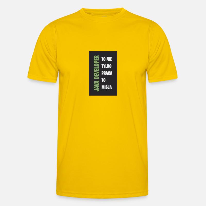Java - Men's Functional T-Shirt - egg yellow