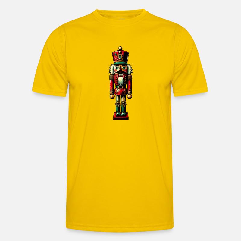 Nutcracker | Typical Traditional Ore Mountains Men's Functional T-Shirt