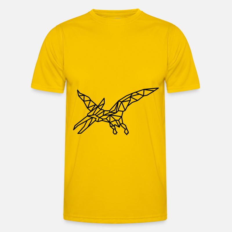 Pterosaur Dino Geometry Men's Functional T-Shirt