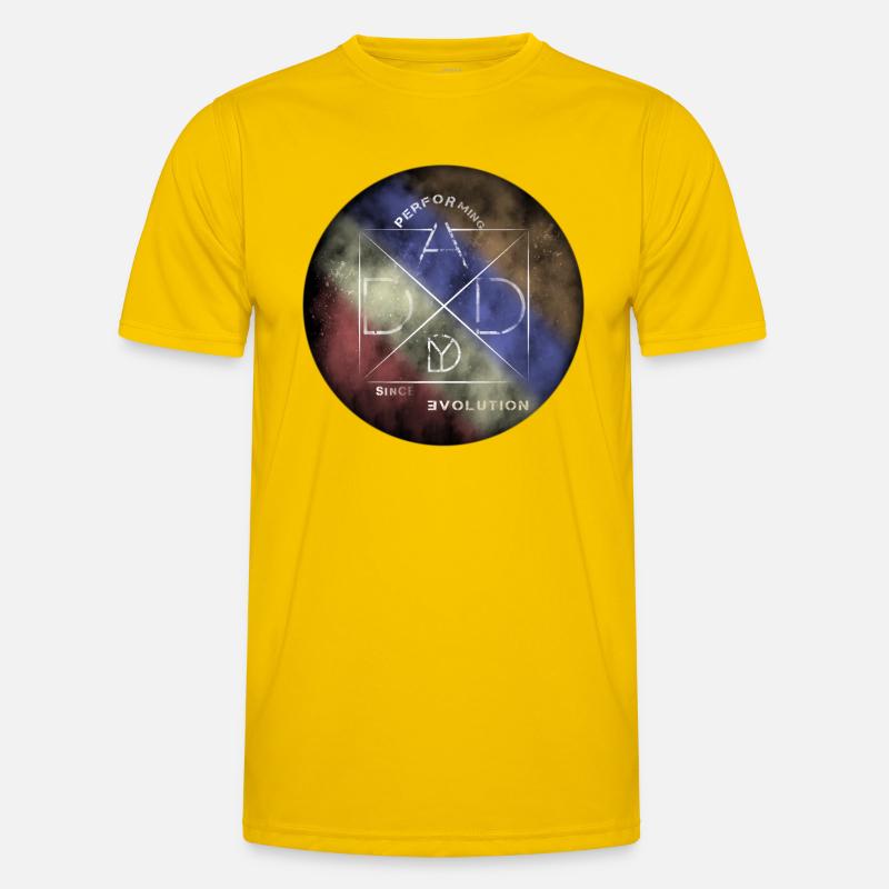 Performing Daddy Evolution Männer Funktions-T-Shirt