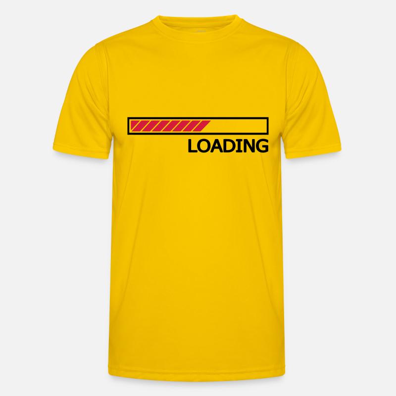 Loading Ladebalken Loading Bar Männer Funktions-T-Shirt