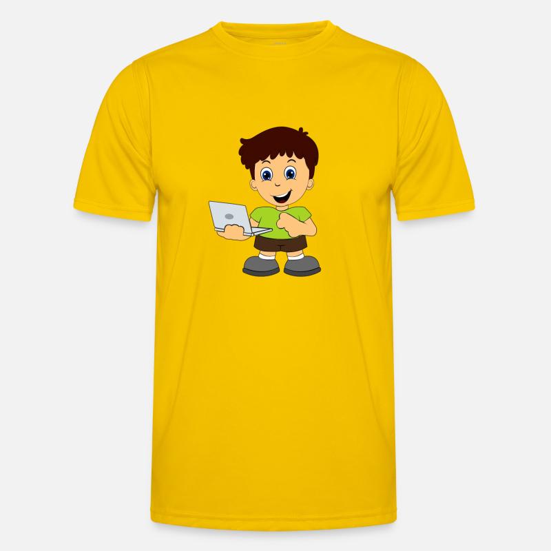 Computer Nerd Internet Männer Funktions-T-Shirt